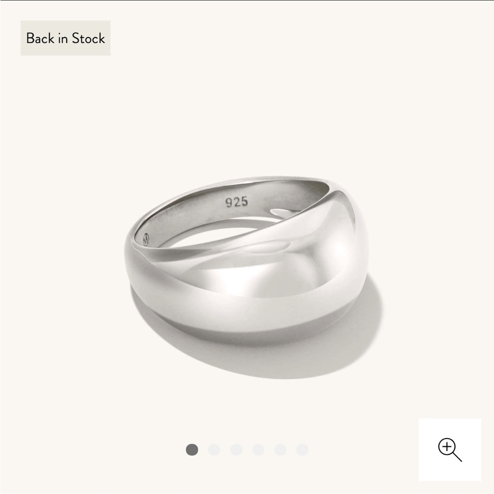 Mejuri Silver Ring